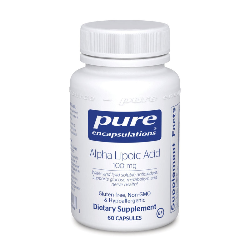 Pure Encapsulations - Alpha Lipoic Acid 100 Mg (expires 12/2024) - OurKidsASD.com - 