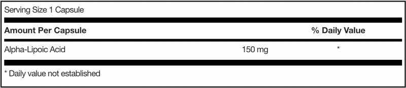 Klaire / SFI - Alpha - Lipoic Acid (150mg) - OurKidsASD.com - 