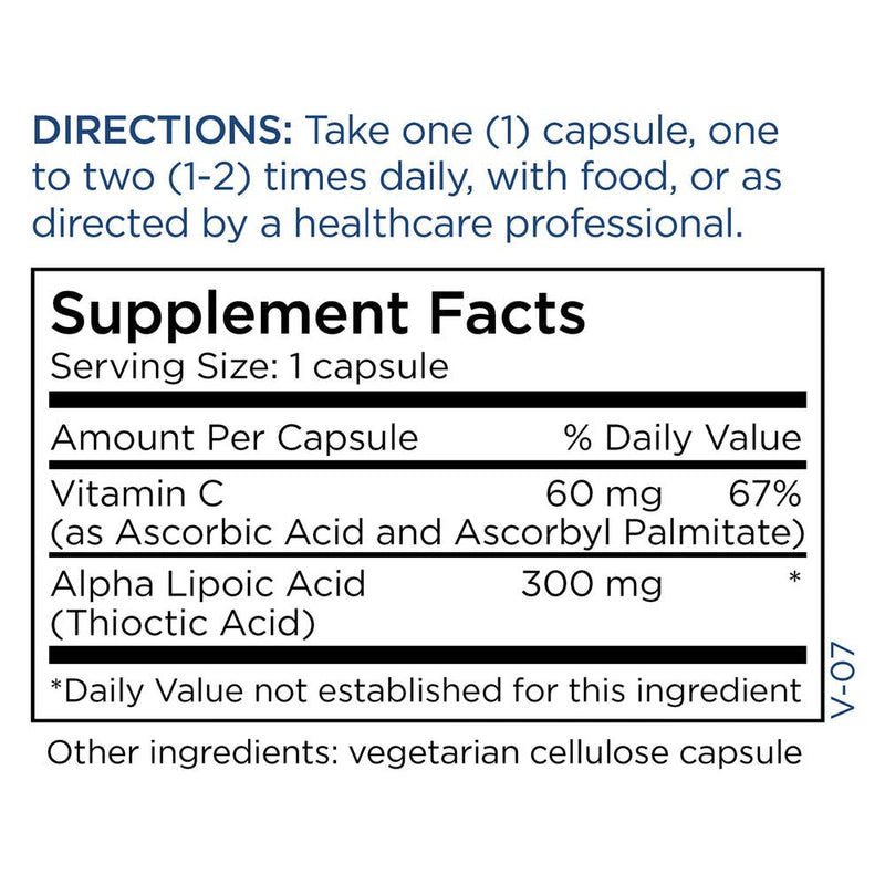 Metabolic Maintenance - Alpha Lipoic Acid 300mg - OurKidsASD.com - 