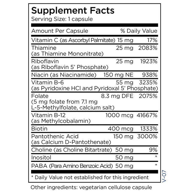 MethylPro - B - Complex + 5 mg L - Methylfolate - OurKidsASD.com - 