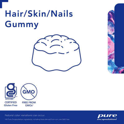 Pure Encapsulations - Hair/Skin/Nails Gummy - OurKidsASD.com - #Free Shipping!#