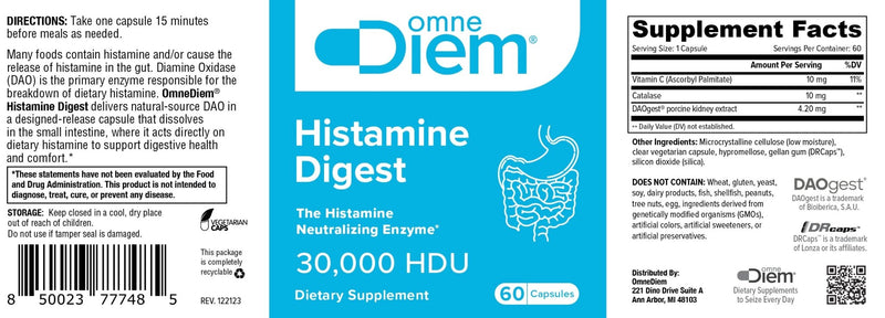 Diem - Histamine Digest - OurKidsASD.com - 