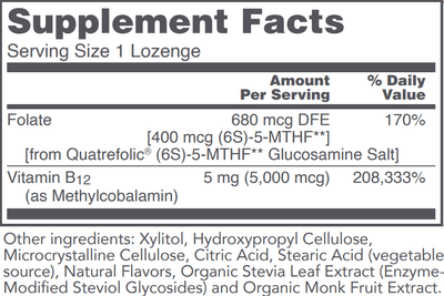 Protocol For Life Balance - Methyl B12 5,000mcg with Folic Acid - OurKidsASD.com - #Free Shipping!#