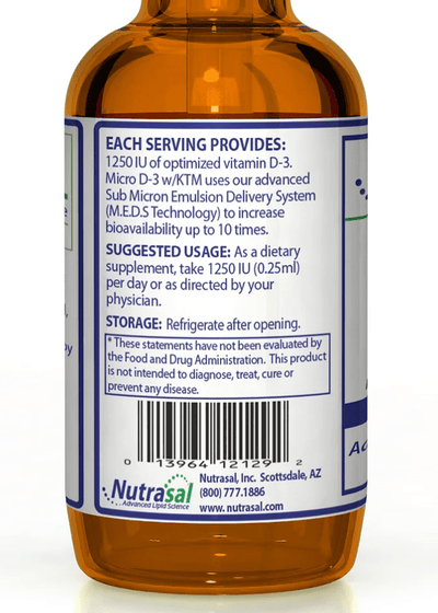 Nutrasal, Inc. - Micro D - 3 With KTM - OurKidsASD.com - #Free Shipping!#