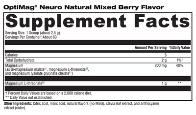 Xymogen - OptiMag Neuro Powder (Mixed Berry) - OurKidsASD.com - #Free Shipping!#