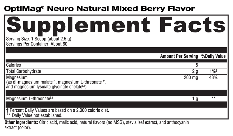 Xymogen - OptiMag Neuro Powder (Mixed Berry) - OurKidsASD.com - 