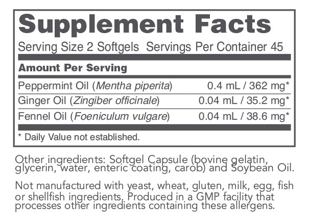 Protocol For Life Balance - Peppermint Oil G.I. - Digestive Support with Ginger and Fennel oils - OurKidsASD.com - 