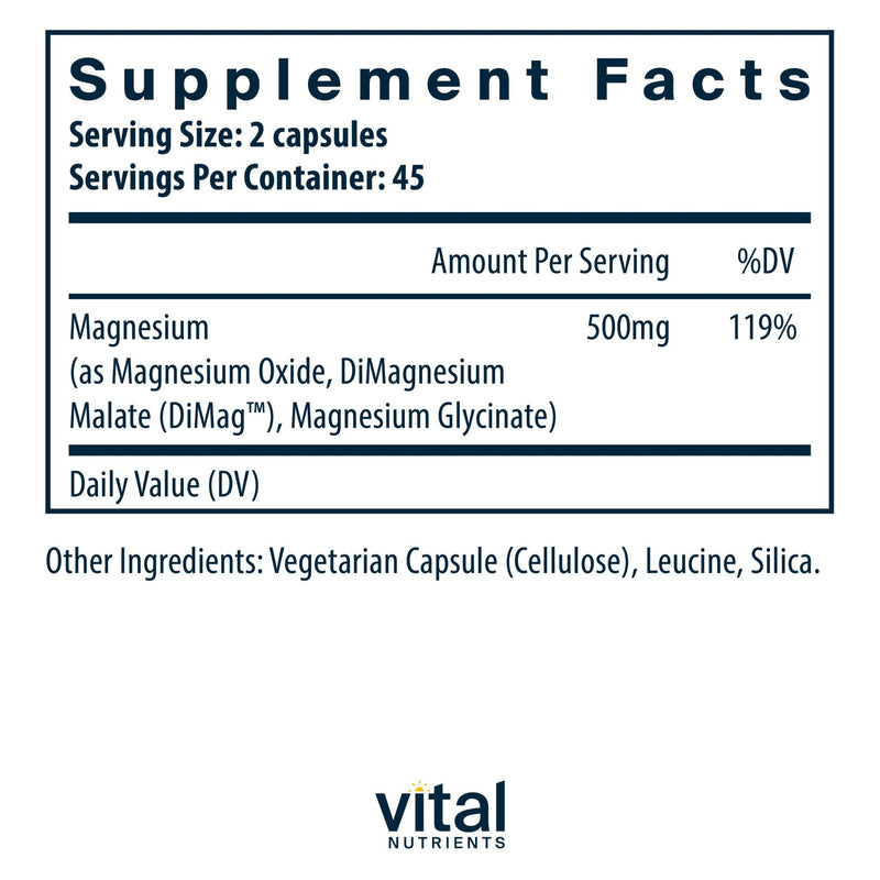 Vital Nutrients - Triple Mag - OurKidsASD.com - 