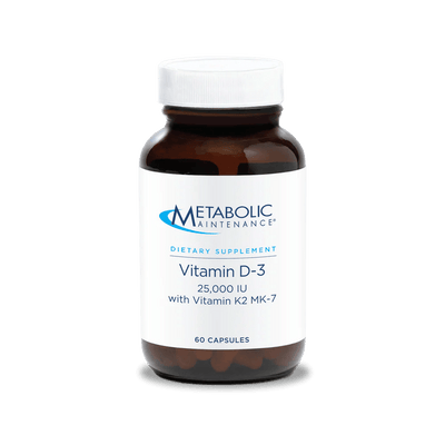 Metabolic Maintenance - Vitamin D - 3 25,000 IU with Vitamin K2 MK - 7 - OurKidsASD.com - #Free Shipping!#